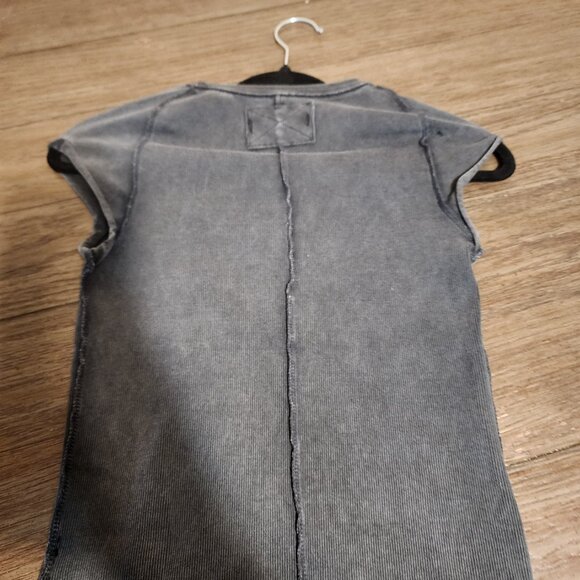 Free People Ever Had Tee Black Med- Small Hole - Picture 8 of 12